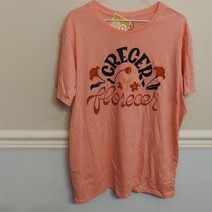 JZD women's pink spreading our culture t-shirt nwt